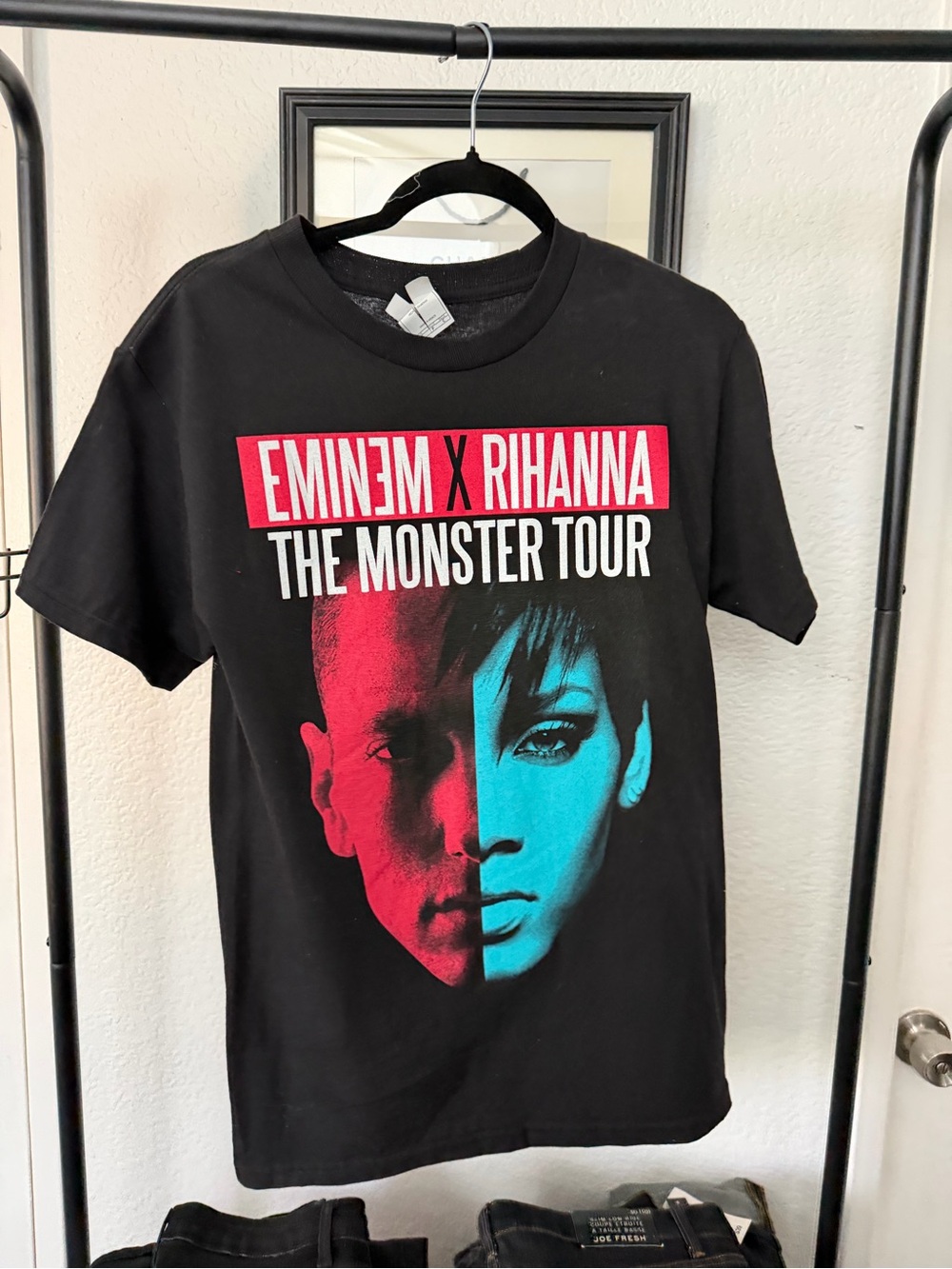 Black Eminem x Rihanna 2014 'The Monster Tour' Graphic Tee